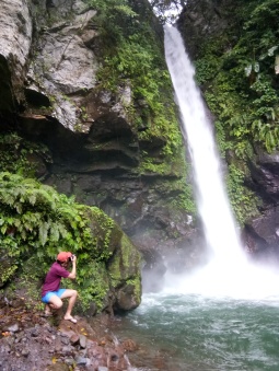 Trevs capturing the beauty of Tuasan Falls